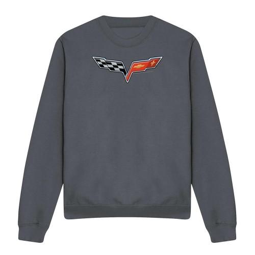 Chevrolet Unisex Adult The Vette Medallion Sweatshirt