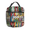 Lunch Box Dispatch Comic Book Superhero Merch Lunch Food Box Y2K Cooler Thermal Lunch Box For Picnic