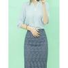 Style Latte Women V NeCk Long sleeVe Chiffon Blouse Gold C buCkle