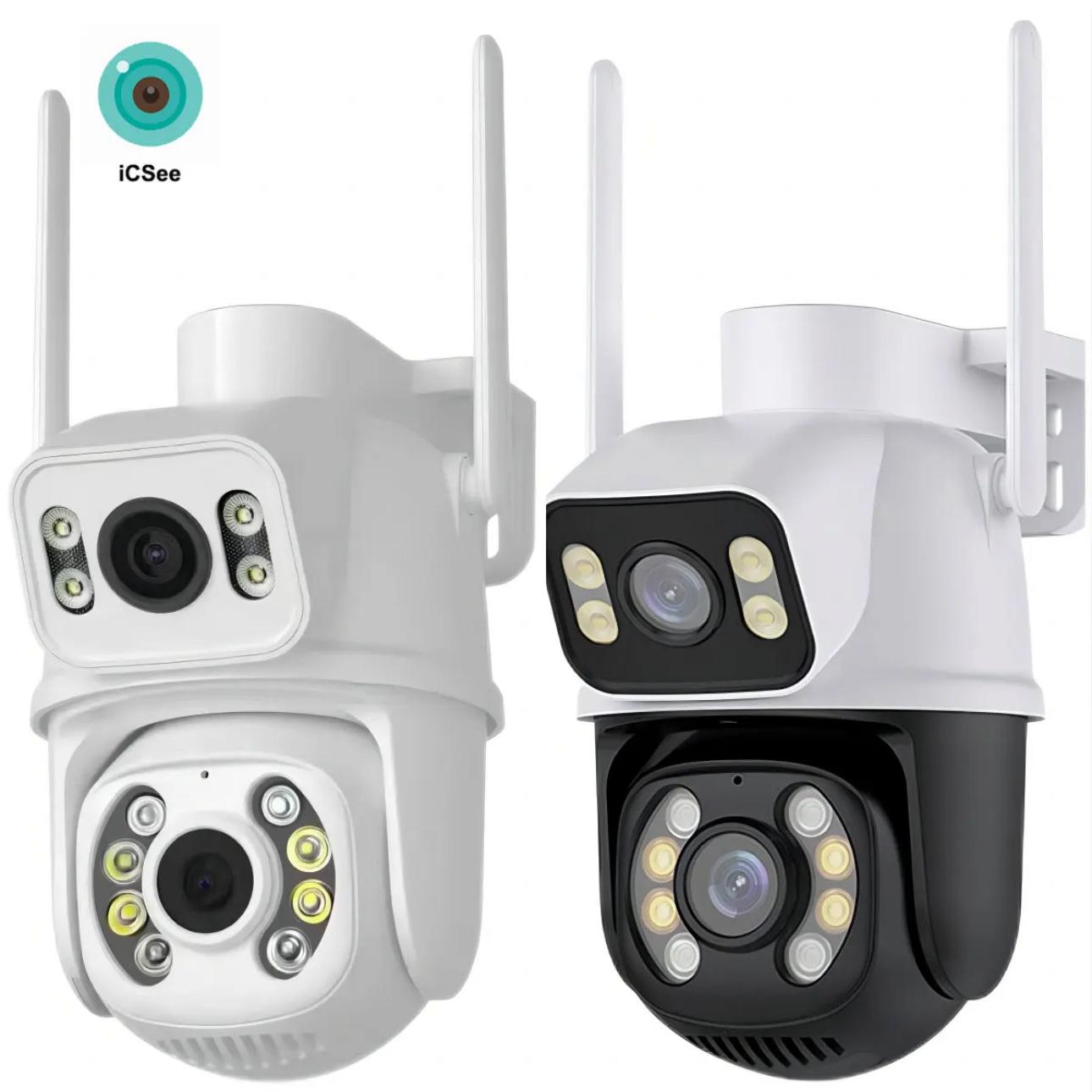 

360° Dual-View Wireless Night Vision Surveillance Camera with Infrared