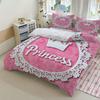 Princess Christmas 100% PolyesterAnime Printed Bedding Set Duvet Cover Queen Cotton Cute Printed Cartoon Quilt Cover