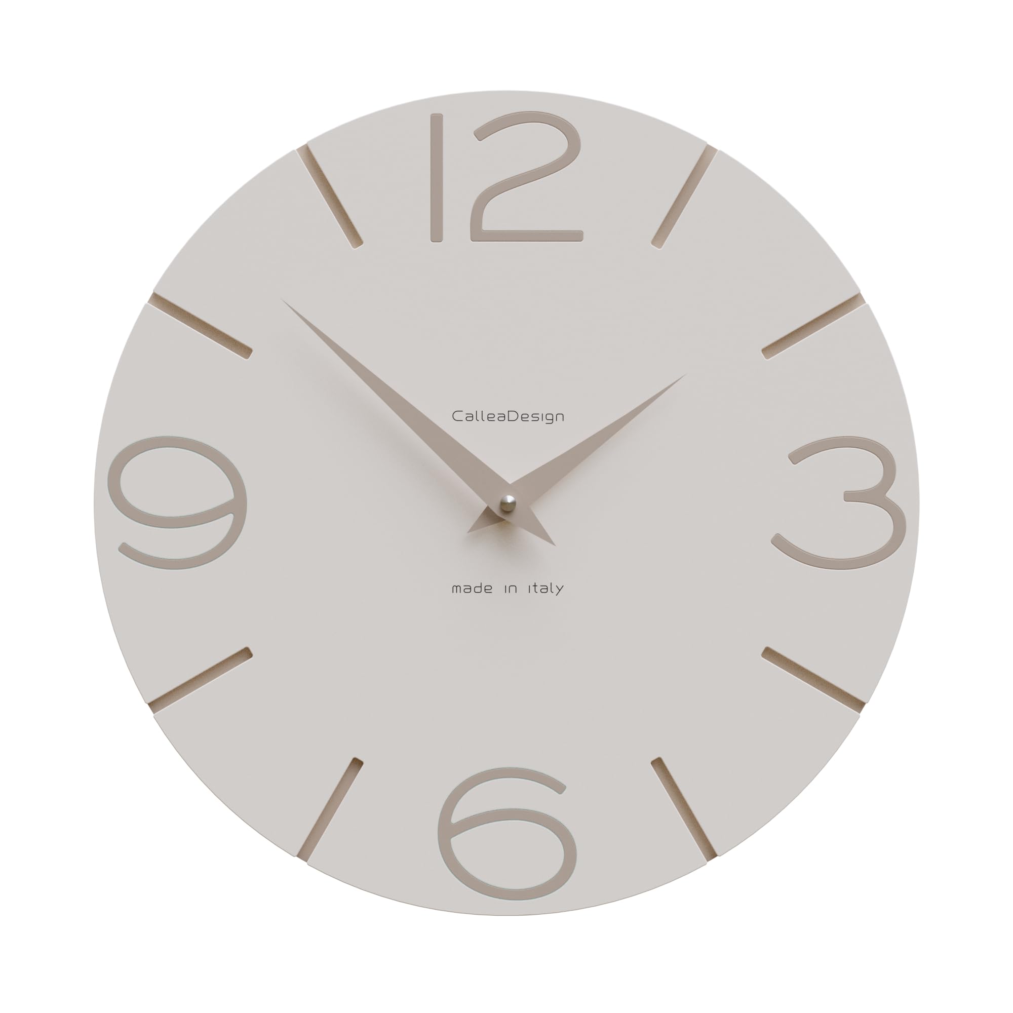 

Настенные часы CalleaDesign SMILE Linen Dove Grey