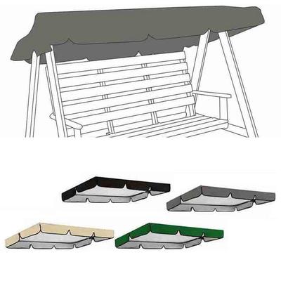 Toldo de Silla Columpio Tapa Superior de Repuesto Funda para Silla Columpio de 2 /3 Plazas Impermeable a Prueba de Polvo Cubierta para Silla Columpio de Balcón Jardín