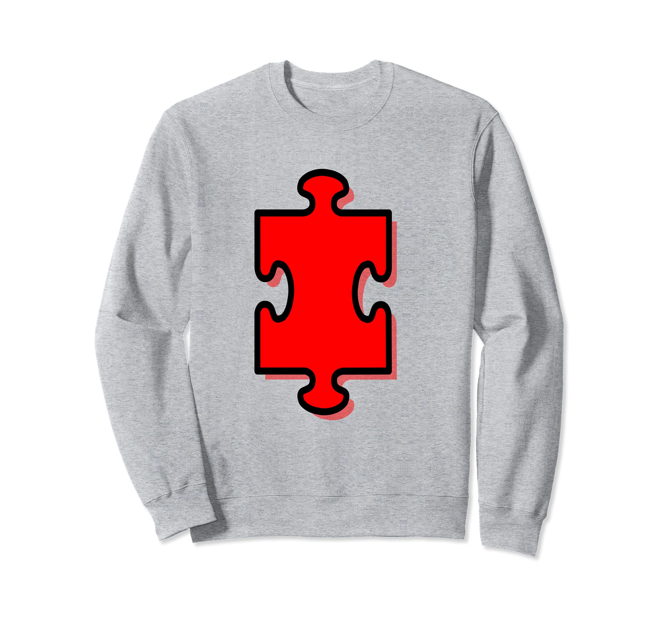 

Red Puzzle Piece Sweatshirt