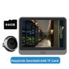 A10 4,3palcový Tuya APP WiFi zvonek 5000mAh dveřní oko vizuální dveřní kukátko Video kamera dveřního telefonu Zabezpečení domácnosti Bezdrátový interkom pro IOS Android