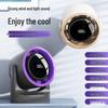 Dormitory Digital Clip Fan: Portable, Low-Noise, Silent Desktop Circulation Fan with Display