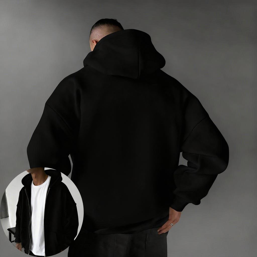 New Japanese Anime Kaiju No. 8 Printed Zipper Hoodie Men Casual Harajuku Cool  Long Sleeve Autumn Winter Fleece Sweatshirts