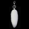 Stylish Artificial Animal Tail Keychain Soft Plush Key Ring Versatile Bag Decoration Youth Fashion Accessory for Purse