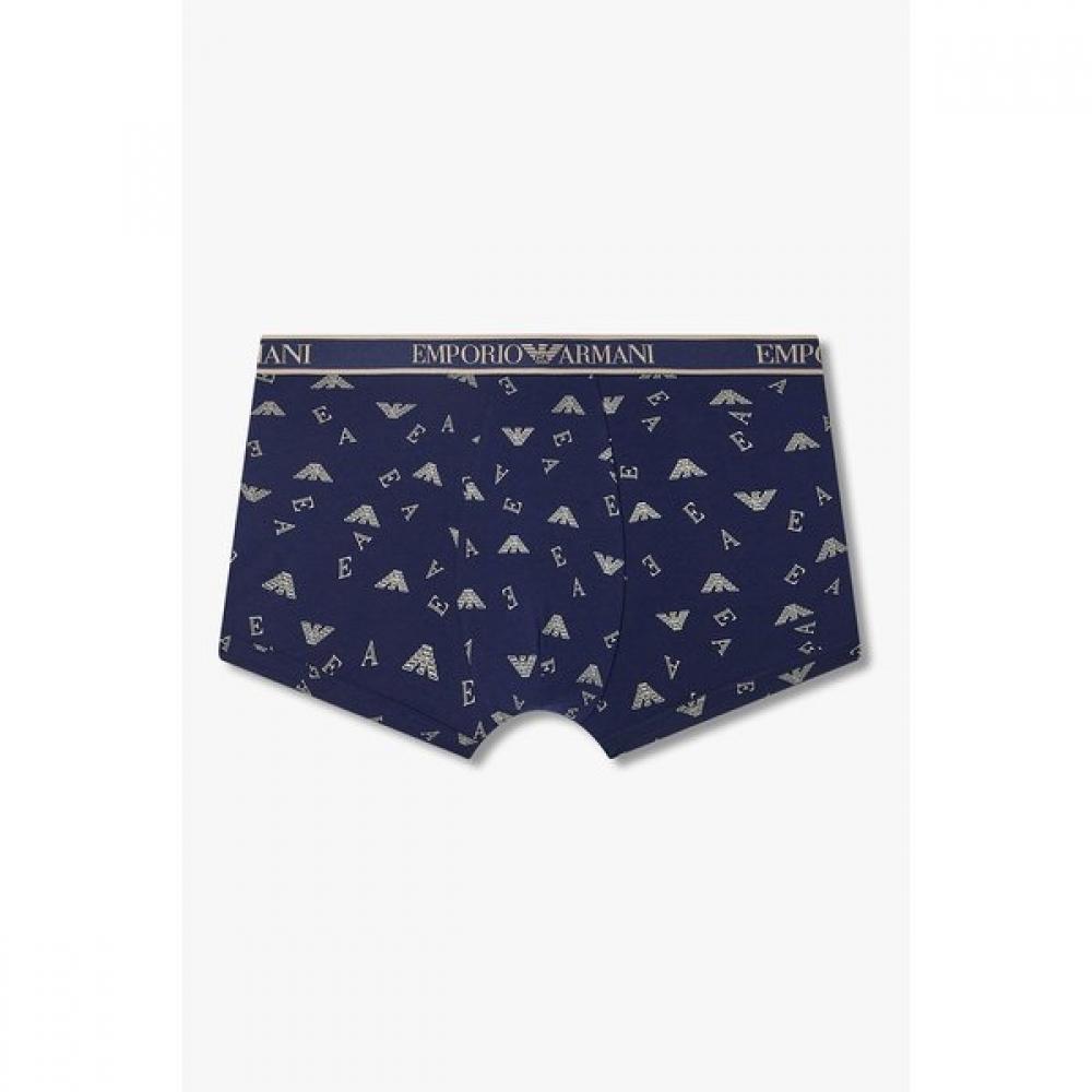 Emporio Armani Men S Multi Logo Print drawerS 08m6112315 S(95)