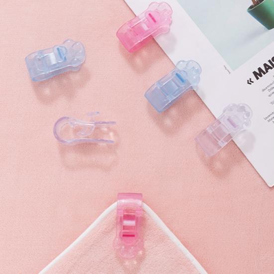 4 Stück niedliche Katzenpfoten-Steppdeckenhalter-Clip, nadelloser nahtloser Verschluss für Bettdecke, verhindert fest Verrutschen, universelle Bettlaken-Clips, rutschfeste Deckenecke