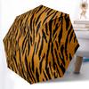 1 PC Automatic Folding Umbrella -Animal Texture patternPattern,Portable & Foldable Design with 8 Ribs,Christmas Birthday Gifts