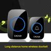 CACAZI A10 DC Battery-operated Wireless Waterproof Doorbell 300M Remote 36 Chimes Cordless Home Cordless Call Bell