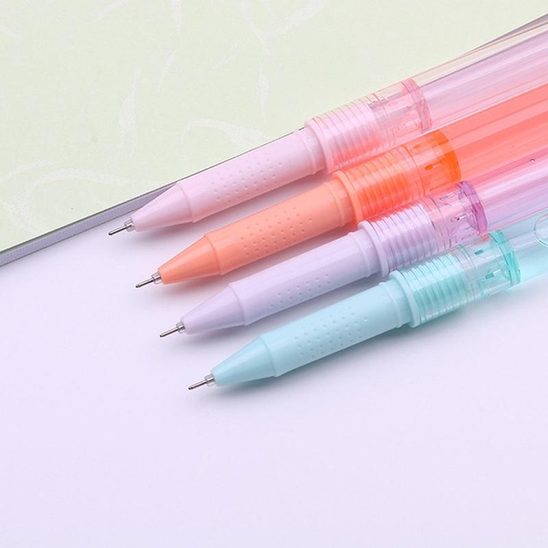 2/4Pcs Spray Pen Portable Refillable  Spray Bottle Writing Pens School Office Gel Pens Students Supply Color Random