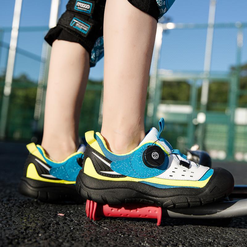 Children's Professional Bicycle Shoes Mtb Balance Bike Sports Shoes Training Anti-skid Mountain Bike Road Shoes Rubber Soles