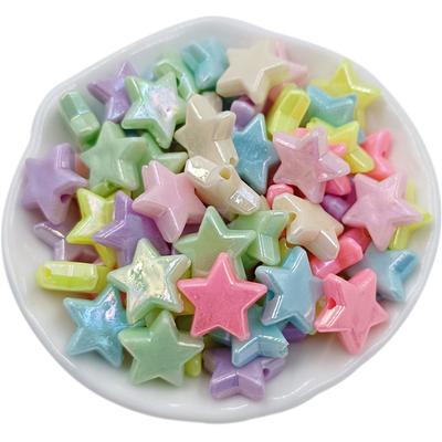 Akrylové korálky Love Plum Star, barevné bonbóny, kulaté korálky, módní volné korálky, akrylové korálky, šperky, doplňky pro výrobu šperků