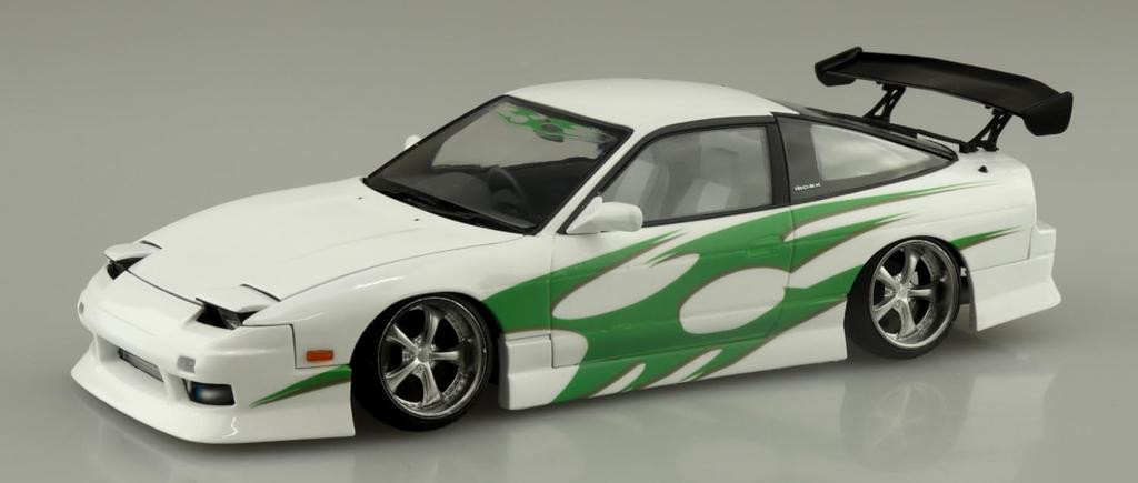 Aoshima Bunka Kyozai The Tuned Car Series Nissan URAS RPS13 180SX Plastic Model Kit 1/24 No.98 '96 Ver.2 (Automobile)