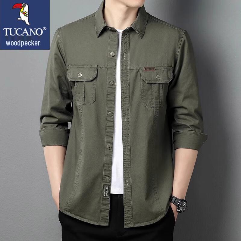 

TUCANO Men s Wrinkle-Free Long Sleeve Casual Workwear Shirt 5XL