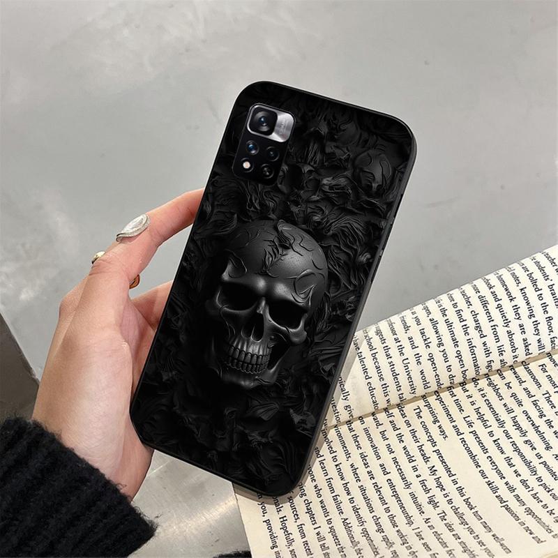 Skull Art Phone Case For Xiaomi Redmi note 13 12 Pro 11S 11 10 Pro 12S Redmi 13C 10 A1 A2 A3