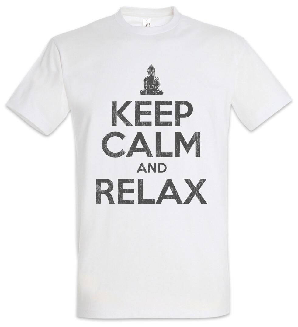 Keep Calm And Relax T-Shirt Fun Chill Chiller Sleep Sleeping S