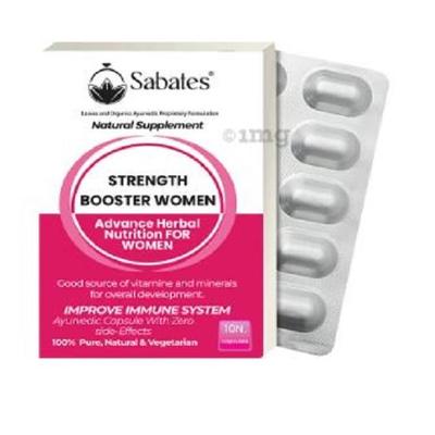 Sabates Strength Booster Women Capsule 10 Capsules