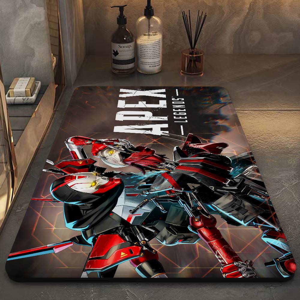 Apex Legends Octane Bathroom Mat Kids Room Bedroom Decoration Balcony Anti-Slip Doormat Living Room Welcome Rug