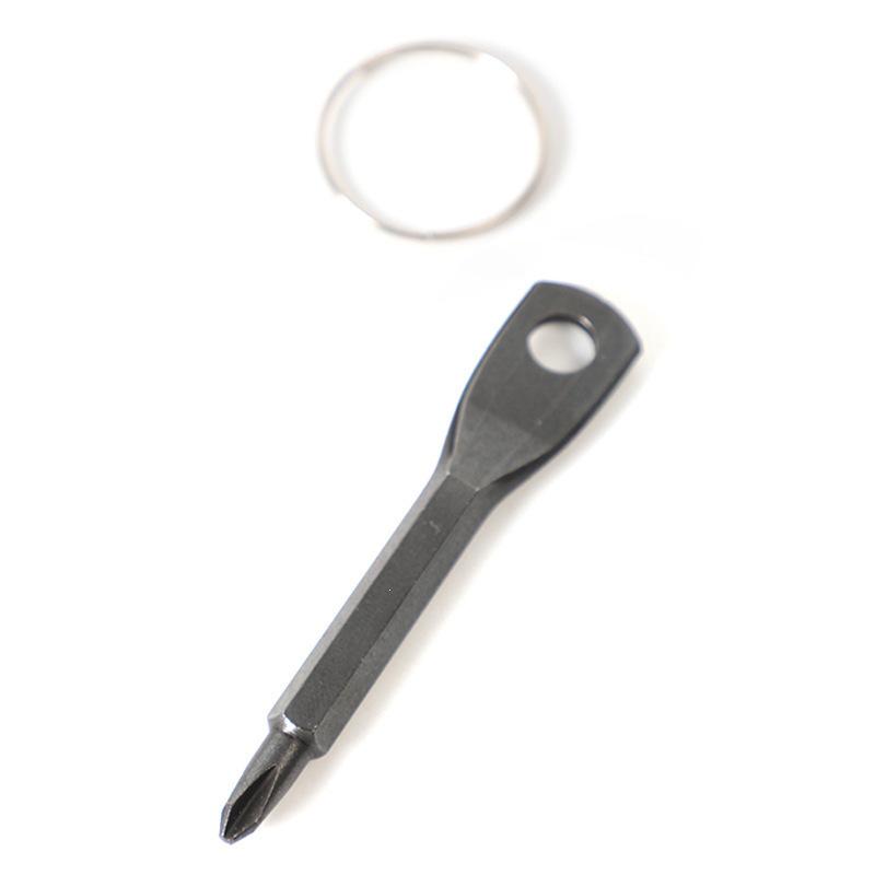 Portable EDC Multi-function Screwdriver with Keychain and Phillips/Flathead Tips