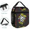Gothic Skull Insulated Lunch Bag for Women Men Portable Cute Lunch Box for Work High Quality and Large Quantity Tote Bag