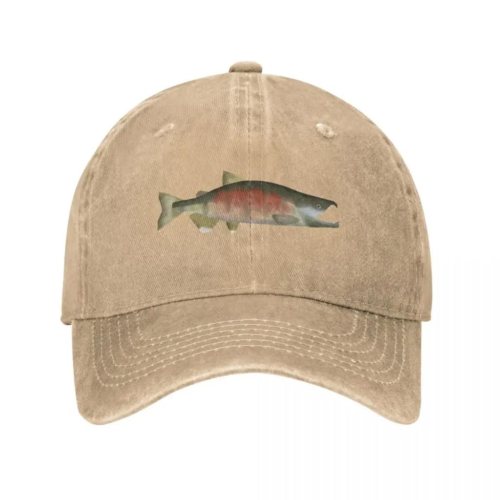 Chum (Dog) Salmon - Spawning Phase Baseball Cap Thermal Visor Winter hat Mens Caps Women's