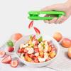 Taglia Uva Pomodorini Ciliegino Fragole per Frutta e Verdura Taglia Insalata Sicurezza Senza Lama Gadget da Cucina