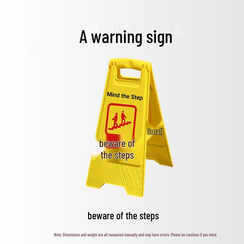 A-Frame Caution Steps Sign