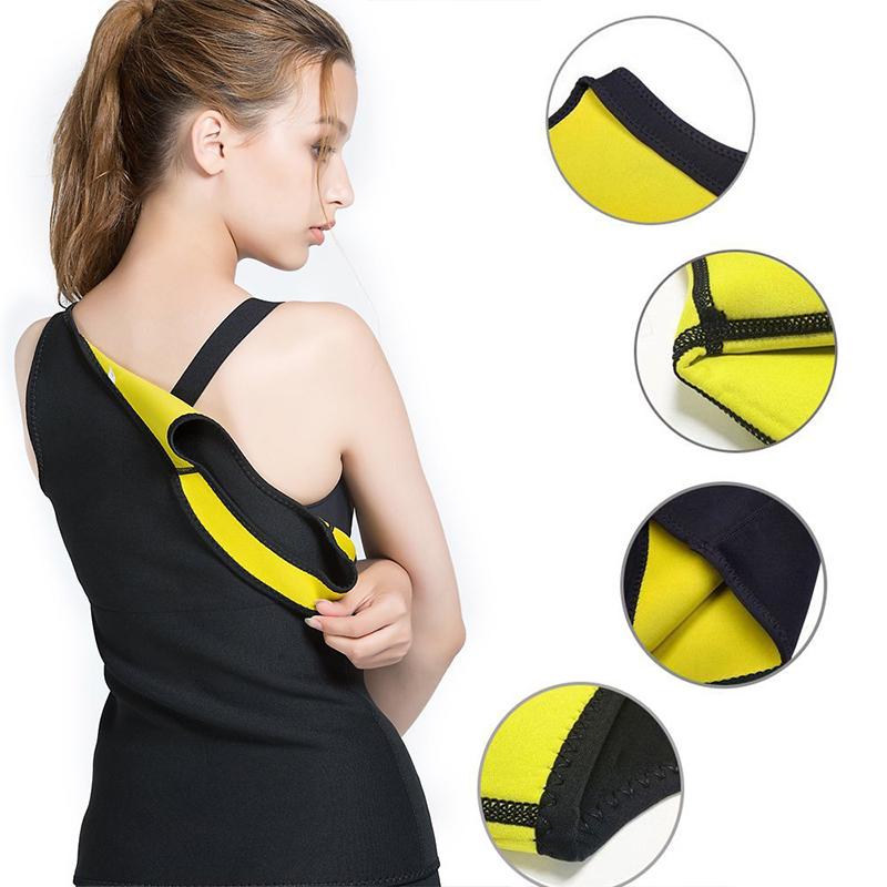 Women Neoprene Body Shaper Slimming Hot Shaper Abdomen Corset Vest Trainer Underbust Shapewear Cincher