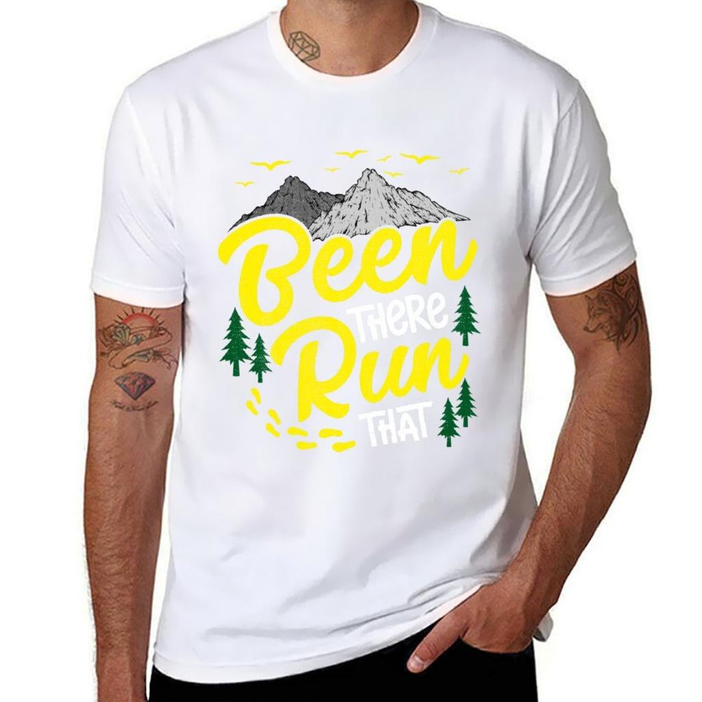 Been There Run That Running Tshirt Active Sports Short Sleeve Cotton Shirt