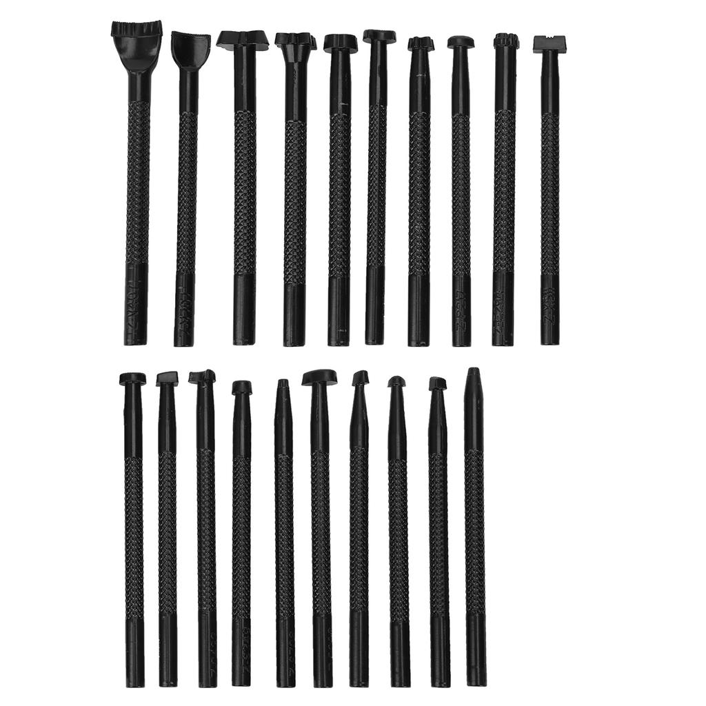 20Pcs Stamping Punch Tool Set Leather Working Saddle Making DIY Leather Craft Carving Stamper