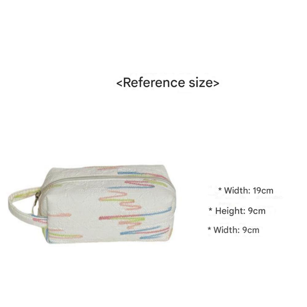 Colorful Cosmetic Pouch Pencil Case Multipurpose Student Bag