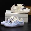 Fashion Retro Concise Round Toe Women Shoes 2025 Spring New Korean Hot Style Casual Comfortable Soft Sneakers Elegant Ladies Shoes