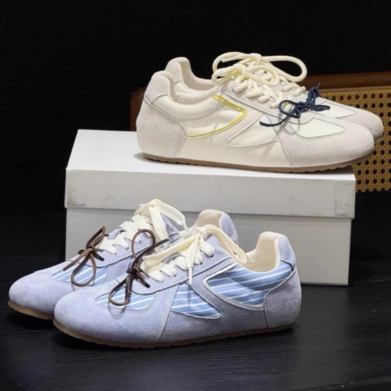 Fashion Retro Concise Round Toe Women Shoes 2025 Spring New Korean Hot Style Casual Comfortable Soft Sneakers Elegant Ladies Shoes