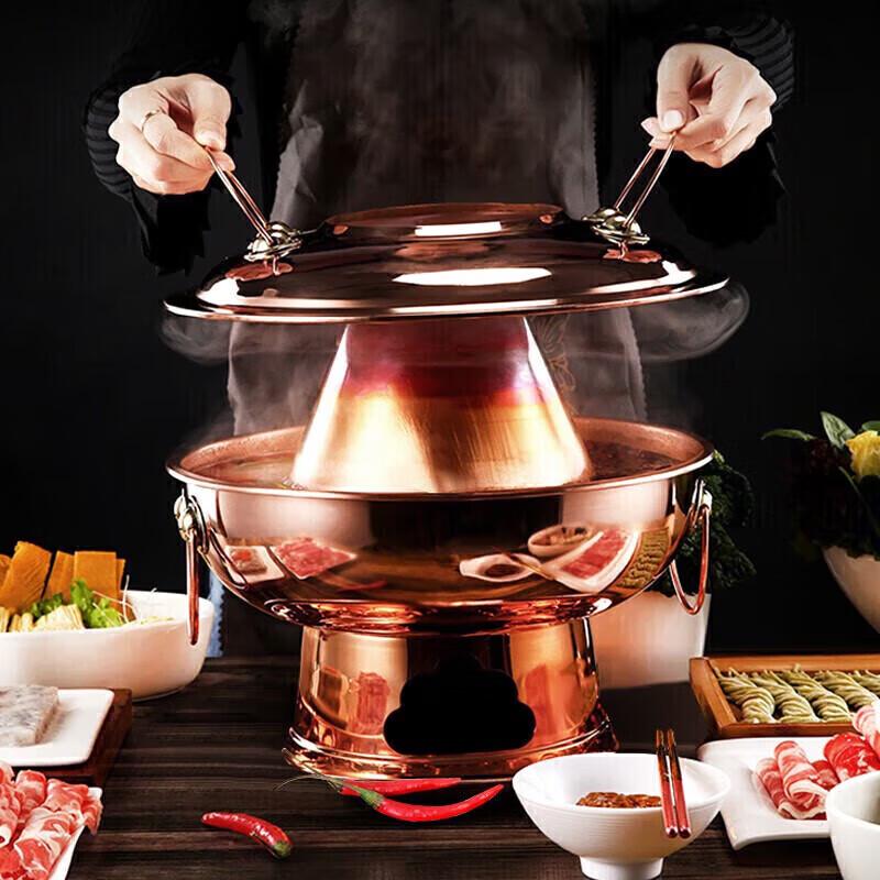 

Traditional Handmade Copper Charcoal Hot Pot