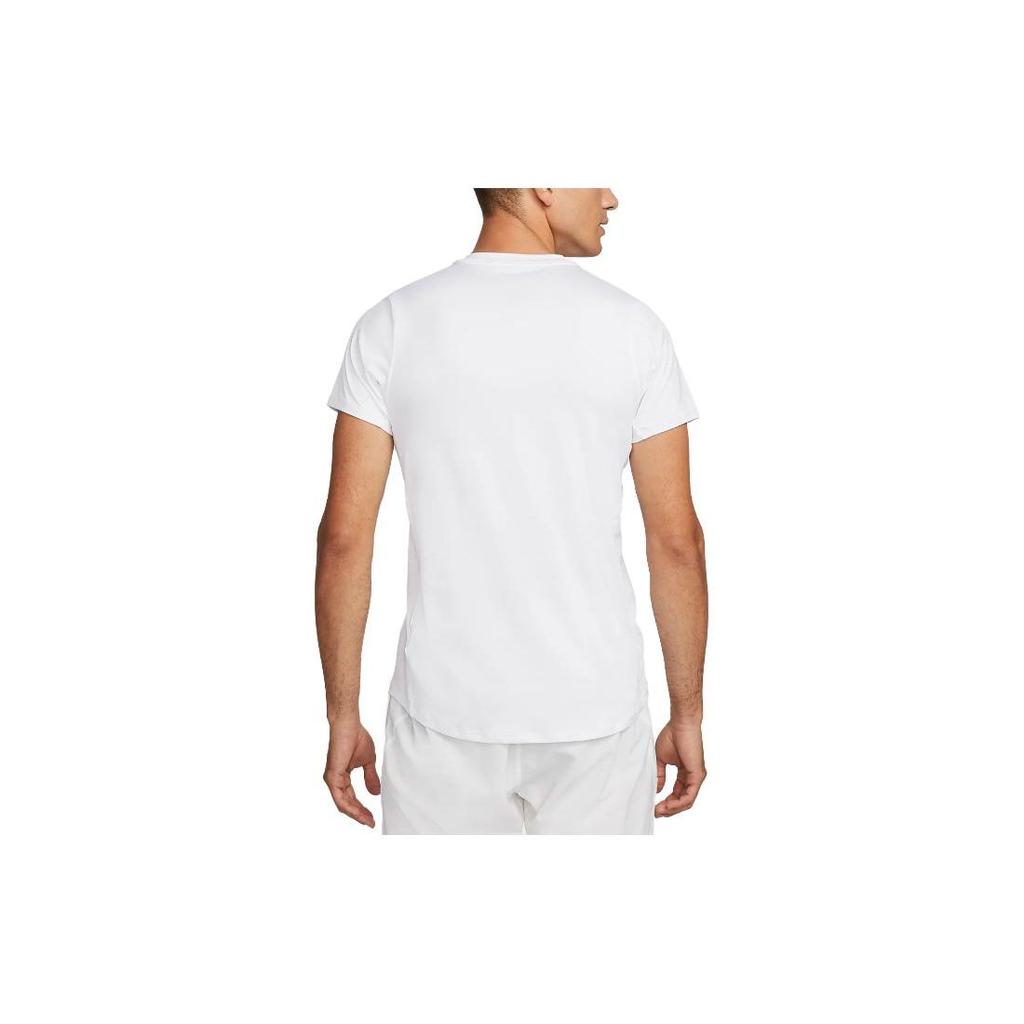 Nike Solid Color Logo Crew Neck T-Shirt Men Tops White DD8317-100