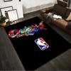 NBA Teams Map Design Non-slip Rug Suitable for Living Room and Bedroom Sofas Sofas