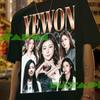 Yewon Retro Graphic Tee: Unisex Kpop Idol Sweatshirt