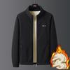 Men's Autumn and Winter Fleece Thick Jacket Outdoor Warm Middle Layer Lamb Fleece Fleece Cardigan Jacket