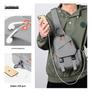 Cross-border Men's Multifunctional Chest Bag - Large Capacity Travel Backpack and Crossbody Shoulder Bag