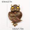 Vintage Rhinestones Owls Animal Brooches Costume Accessories Pins