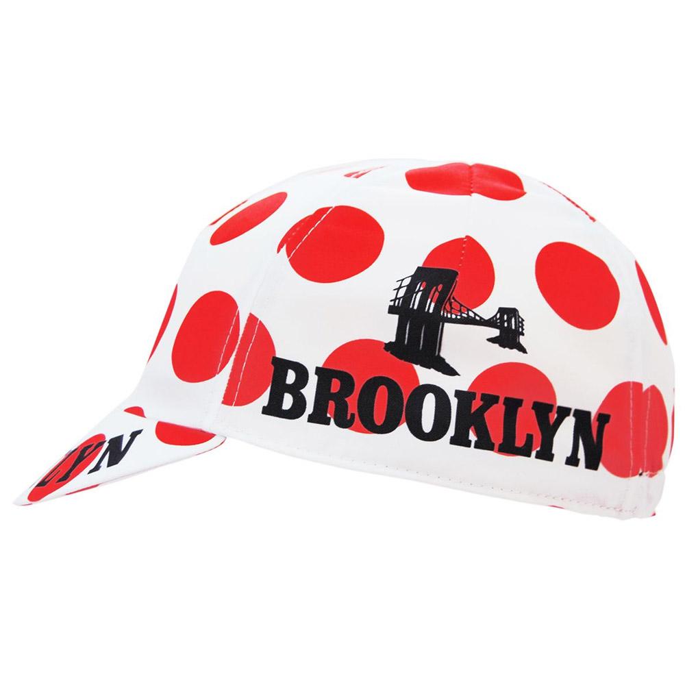 Cappellino da Ciclismo Brooklyn Team Uomo Cappello da Ciclismo Sicurezza Traspirante Classico Copricapo per Bicicletta Cappellino da Sole per Bici