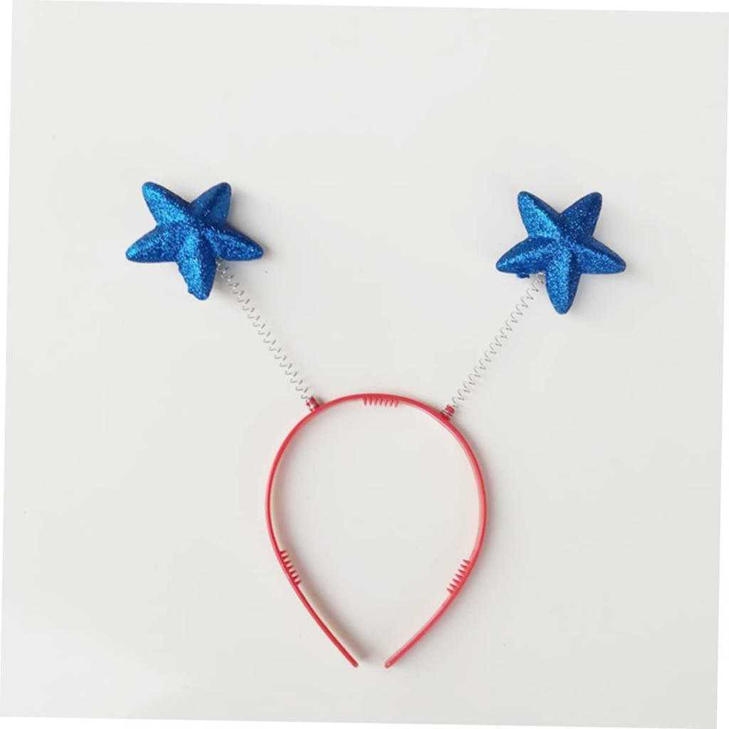 BESTOYARD 12pcs Antenna Costume Accessories Star Head Boppers Alien Headband Novelty Headband Bopper Headband Star Headpiece