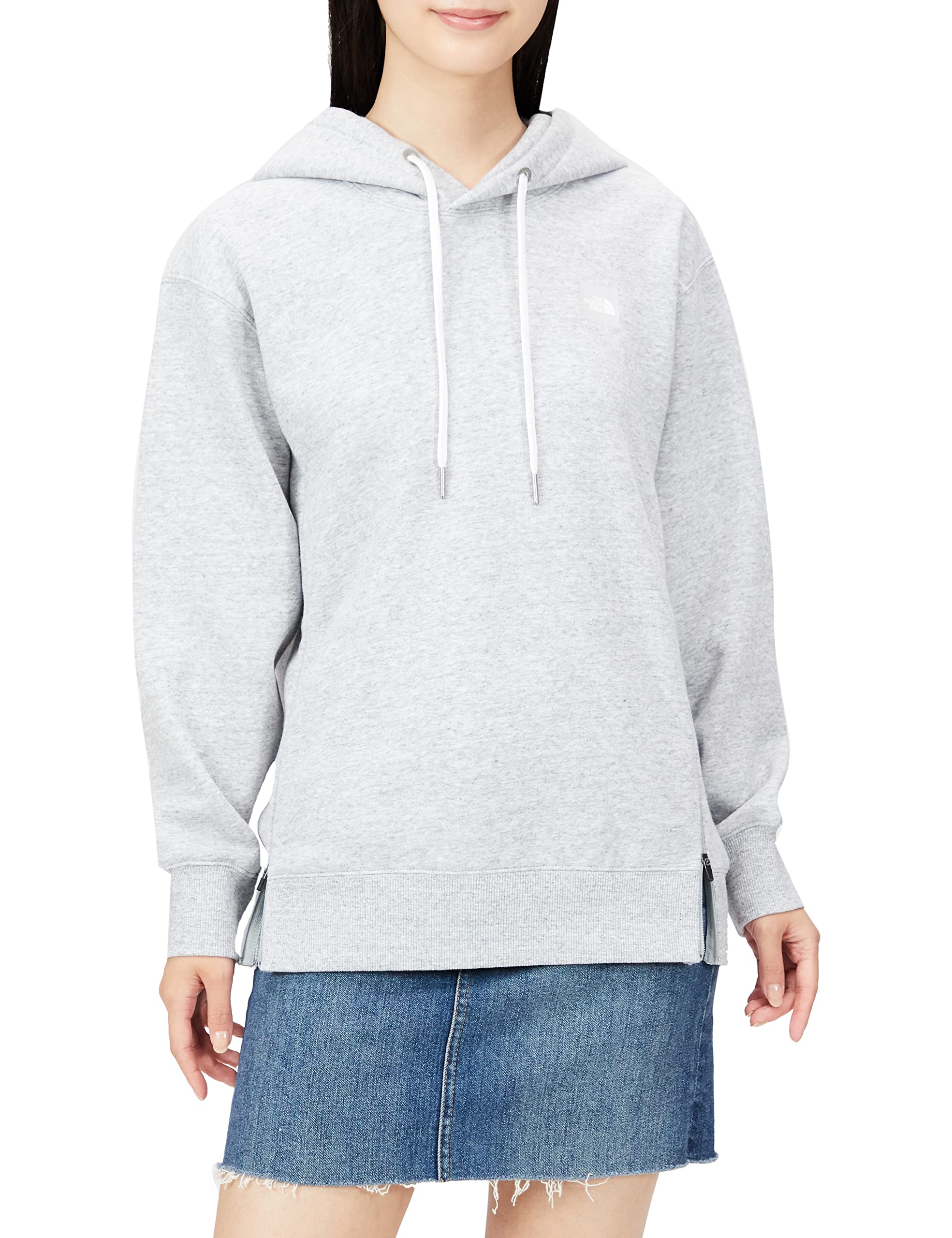 

The North Face Свитшот оверсайз свободного кроя микс женский NTW62232, Плотный, Прилегающий, Серый,