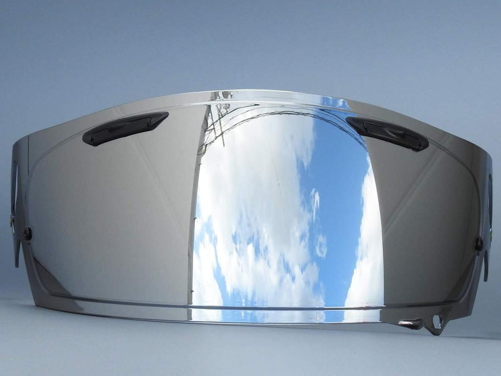 RXP MV Compatible Silver Mirror Shield Aftermarket Product Helmet Shield Astro GX Rapaide Neo XD VAS-V [Arai RX-7X Astral-X Vector-X ASTRAL-X ASTRO-GX