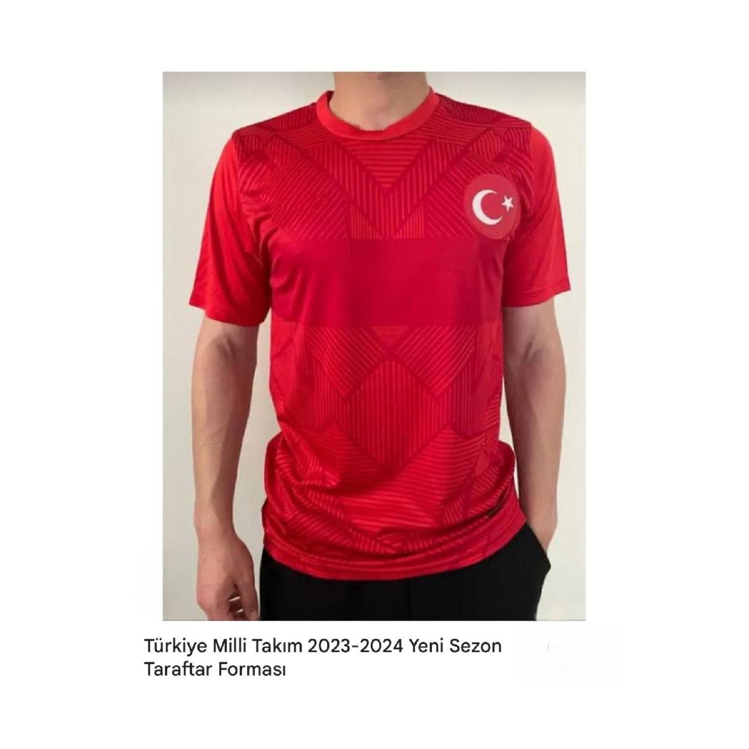 

Взрослый новый сезон Trkiye Euro 2024 National Team Джерси красный S чистый