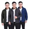 Men's Plus Size Fleece Jacket: Loose Fit for Middle-aged and Elderly, Perfect for Autumn and Winter