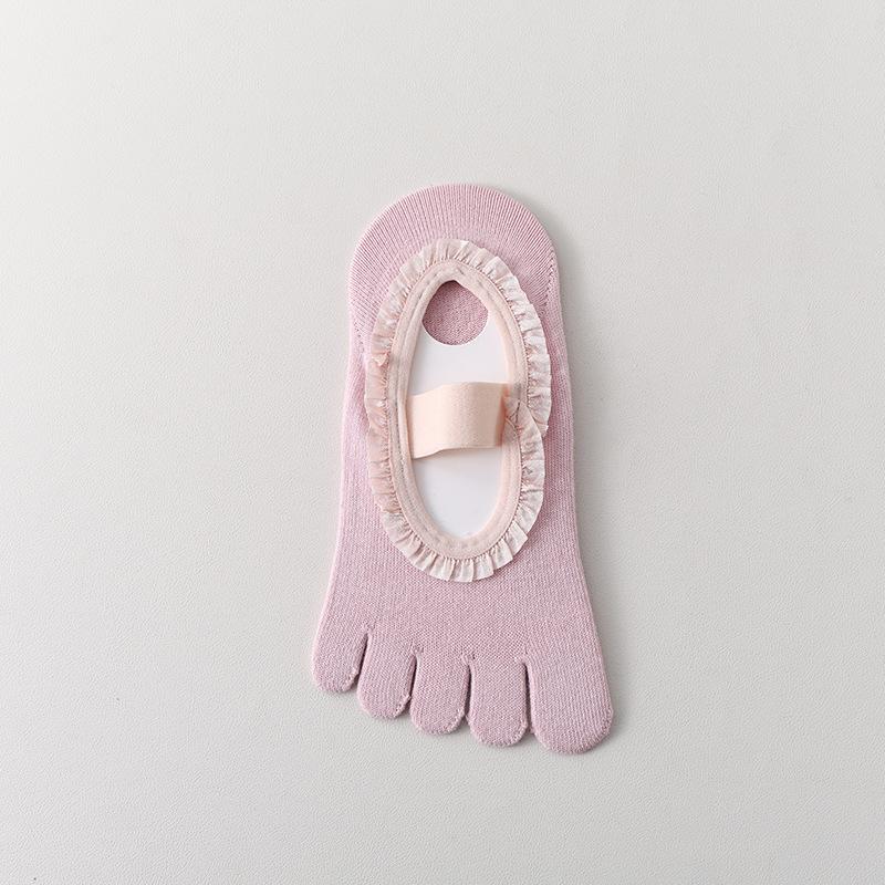 Five-finger Yoga Socks - Children's Spring/summer Sports Anti-slip Pilates Summer Split-toe Socks - Boat Socks